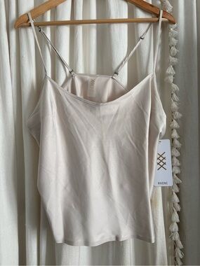 RHONE Cream Adjustable-Strap Cami NWT